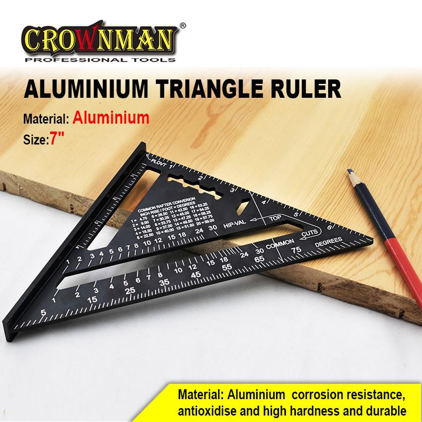 Regla triangular de aluminio (5)