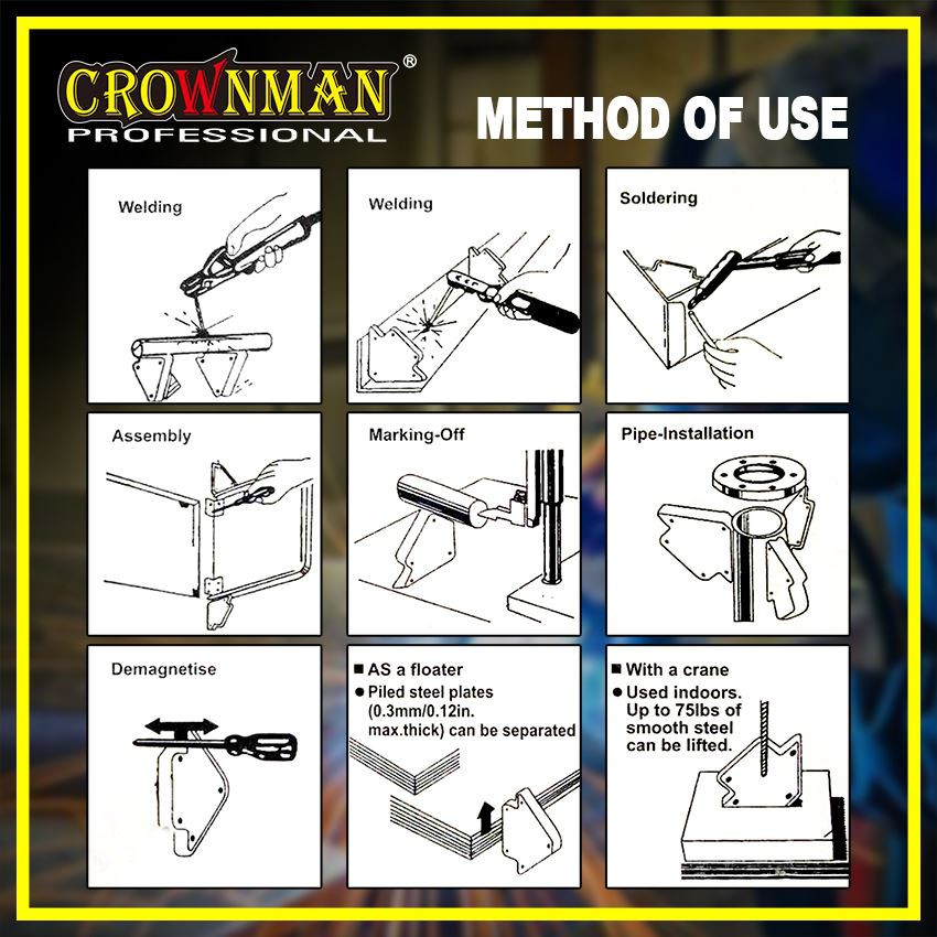 Soporte magnético para soldadura Arrow (9)