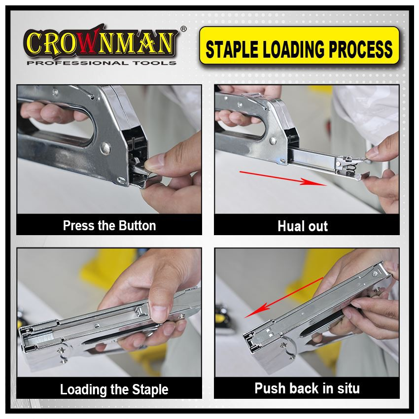 Pistola de grampos para serviço pesado (8)